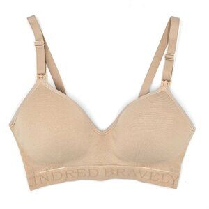Kindred Bravely Signature Sublime Contour Nursing Bra Breastfeeding Small Beige
